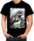 Camiseta Colorida de Tartaruga Marinha Desenhada 1