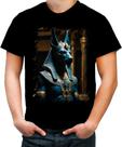 Camiseta Colorida Deus Egípcio Anubis Mortos 5