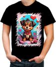 Camiseta Colorida Dia dos Namorados Cachorrinho 11