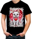Camiseta Colorida Dia dos Namorados Cachorrinho 27