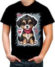 Camiseta Colorida Dia dos Namorados Cachorrinho 3