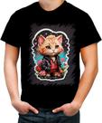 Camiseta Colorida Dia dos Namorados Gatinho 3