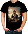 Camiseta Colorida Estátua de Buda Iluminado Religião 18
