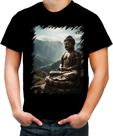 Camiseta Colorida Estátua de Buda Iluminado Religião 7