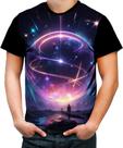 Camiseta Colorida Exploração Espacial Futuro Ciencia 2 Camiseta Colorida Exploração Espacial Futuro Ciencia 2