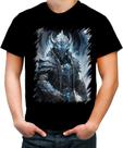 Camiseta Colorida Guerreiro de Gelo Mortal Absoluto 3 Camiseta Colorida Guerreiro de Gelo Mortal Absoluto 3