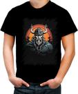 Camiseta Colorida Guerreiro Viking Nórdico Tribo 15