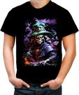 Camiseta Colorida Mago da Morte Trevas Magia 7 Camiseta Colorida Mago da Morte Trevas Magia 7
