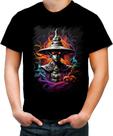 Camiseta Colorida Mago das Trevas Poder Magia 1