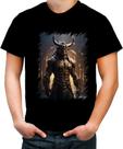 Camiseta Colorida Minotauro Criatura Fera Mitologia 6 Camiseta Colorida Minotauro Criatura Fera Mitologia 6