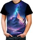 Camiseta Colorida Montanha Neon Mountain Translucent 1