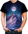 Camiseta Colorida Montanha Neon Mountain Translucent 5