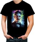 Camiseta Colorida Nikola Tesla Físico Inventor Eletrecidade 7