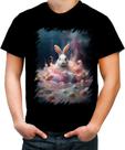 Camiseta Colorida Páscoa Coelhinho Explosão de Cores 3 Camiseta Colorida Páscoa Coelhinho Explosão de Cores 3