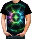 Camiseta Colorida Radiação Radioativo Radioactive Perigo 4
