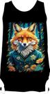 Camiseta Colorida Raposa na Floresta Fofa Desenhada 5
