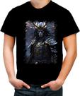 Camiseta Colorida Samurai Espectral Trevas Japão Era Edo 1 Camiseta Colorida Samurai Espectral Trevas Japão Era Edo 1