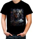 Camiseta Colorida Shogun Espectral Trevas Japão Era Edo 1 Camiseta Colorida Shogun Espectral Trevas Japão Era Edo 1