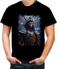 Camiseta Colorida Shogun Espectral Trevas Japão Era Edo 3 Camiseta Colorida Shogun Espectral Trevas Japão Era Edo 3