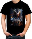 Camiseta Colorida Shogun Espectral Trevas Japão Era Edo 6 Camiseta Colorida Shogun Espectral Trevas Japão Era Edo 6