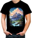 Camiseta Colorida Templo Budista Anime Buda 5