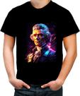Camiseta Colorida Thomas Jefferson Presidente do EUA 1 Camiseta Colorida Thomas Jefferson Presidente do EUA 1