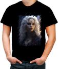 Camiseta Colorida Vampira Sangue Noturna Morcego Lenda 3