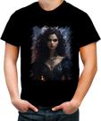 Camiseta Colorida Vampira Sangue Noturna Morcego Lenda 5
