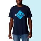 Camiseta Columbia Centered GEM masculina preto e azul