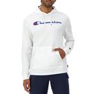 Camiseta com capuz Champion Midweight para homens branca GG