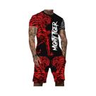 Camiseta com cordão e estampa de O Rei Leão masculina, shorts cotidianos, legal, verão Camiseta com cordão e estampa de O Rei Leão masculina, shorts cotidianos, legal, verão