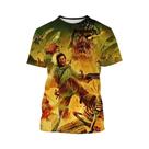 Camiseta Com Estampa 3D Do Filme De Terror Drácula, Moda De Verão, Gola Redonda, Manga Curta, Top