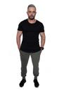 Camiseta confort Kruger's Concept - Masculino - G - Preto
