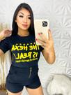 Camiseta Copa do Mundo Brasil Hexa Preta Tendência