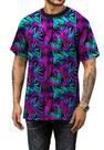 Camiseta Coqueiros Neon Psy Cores Vivas