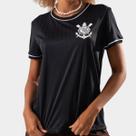 Camiseta Corinthians Arte Feminina - Preto - G
