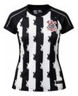 Camiseta corinthians babylook fem dry raglan -