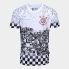 Camiseta Corinthians Esportiva Quebrada Masculina Camiseta Corinthians Esportiva Quebrada Masculina
