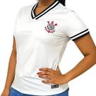 Camiseta Corinthians Feminina Estilo Retrô Licienciado Camiseta Corinthians Feminina Estilo Retrô Licienciado
