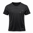 Camiseta Corinthians Infantil All Black Recorte Logo Em Gel
