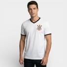 Camiseta Corinthians Lumina Masculina - Branco - GG Camiseta Corinthians Lumina Masculina - Branco - GG