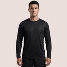 Camiseta Corinthians Masculina All Black Manga Longa Escudo Bordado Leve Conforto Estilo Casual