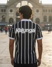 Camiseta Corinthians Retrô Kalunga 10 Costas Listrada -
