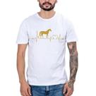 Camiseta Country Masculina Algodão Estampada Manga Curta