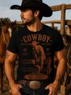Camiseta Country Masculina Estilo Cowboy Cavalgada E Festa do Peão Camiseta Country Masculina Estilo Cowboy Cavalgada E Festa do Peão