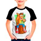 Camiseta CRASH BANDICOOT Games Jogos Moda Infantil Roupa Criança 05