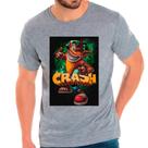 Camiseta crash bandicoot jogos games camisa masculina lançamento 01