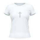 Camiseta Cristã Feminina - Jesus Cristo Branca