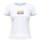Camiseta Cristã Feminina - O evangelho exige de nós Branca
