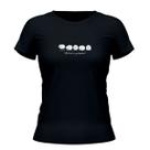 Camiseta Cristã Feminina - The Lord Is My Shepherd Preta